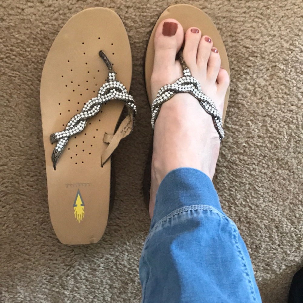 Volatile wedge sandals NWOT